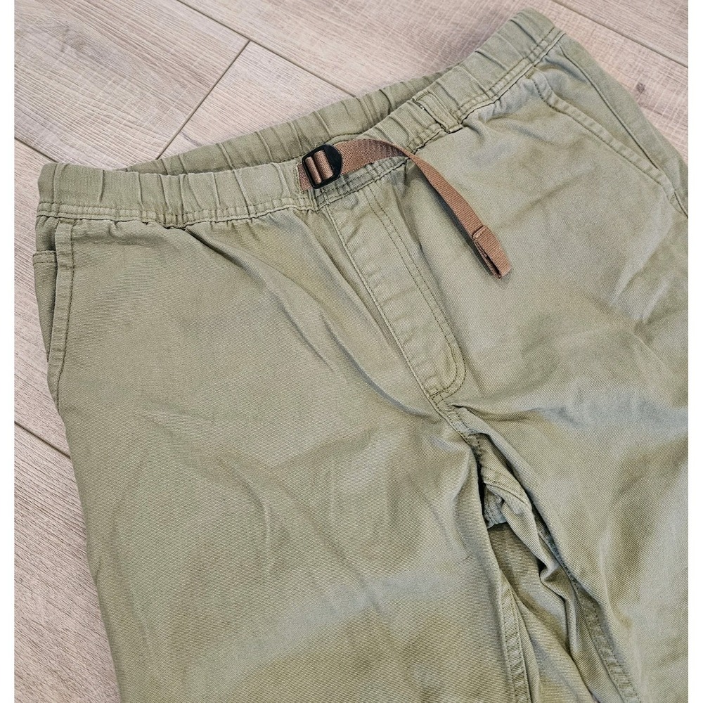 Vans Range Elastic Relaxed Fit Pants Mens Size Large Green Pull On Canvas Skater
